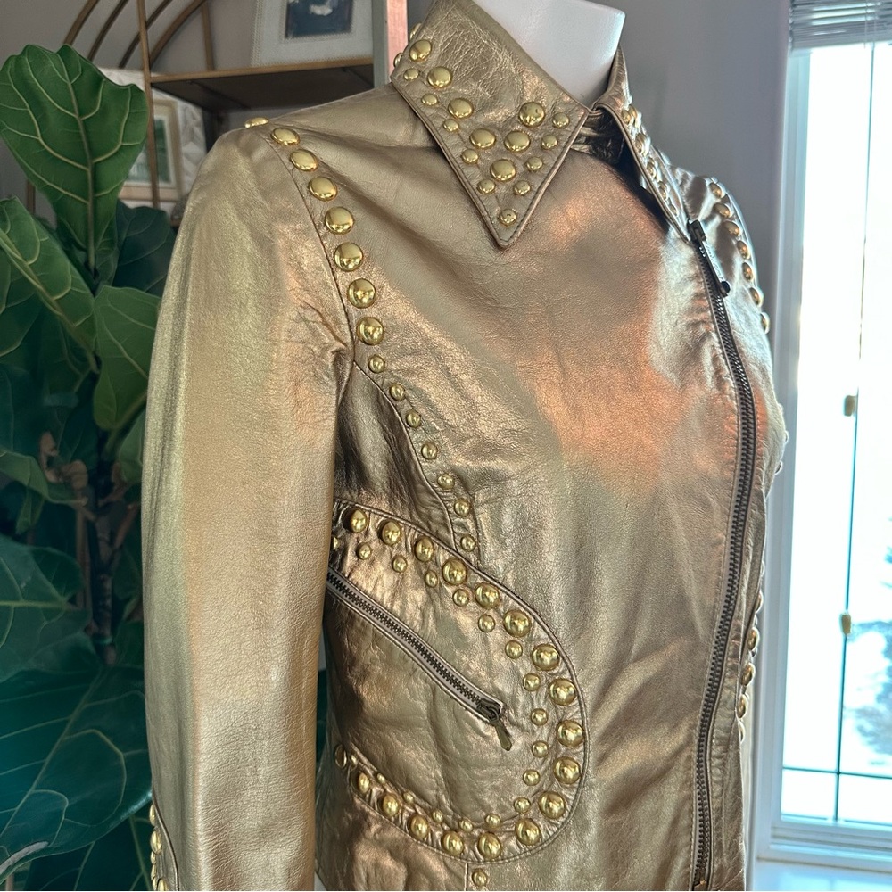 RED VALENTINO - NEW genuine leather w/ studs details. - Picture 3 of 12
